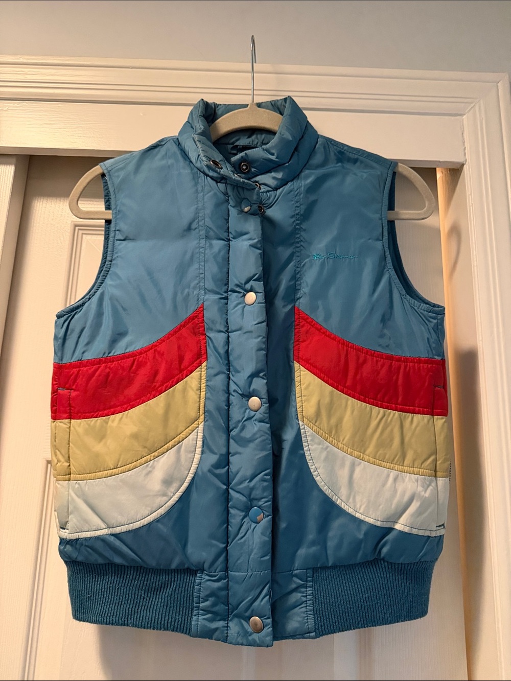 Vintage Ben Sherman Light Blue Puffer Vest